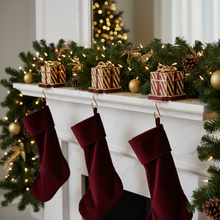 Red Gift Box Stocking Holder