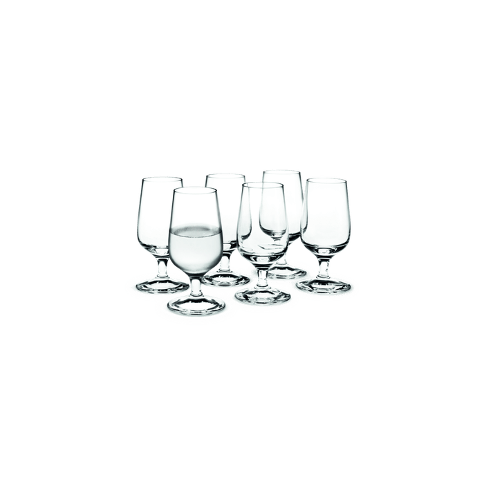 Holmegaard Bouquet Shot Glass, Clear, 2.4 Oz, 6 Pcs.
