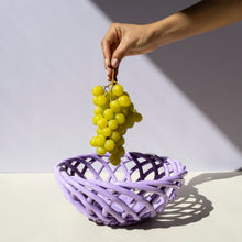 OCTAEVO Sicilia Ceramic Basket Large - Lilac