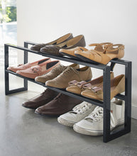 Two-Tier Expandable Shoe Rack (11.8" H)  - Steel