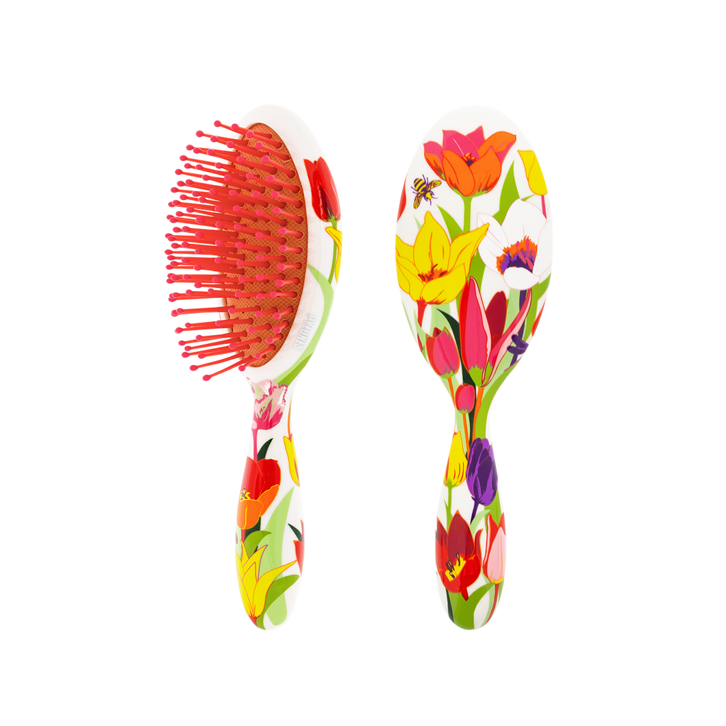 Pylones Hair Brush Small - Tulips