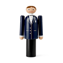 Kay Bojesen Groom, Blue/Black/White