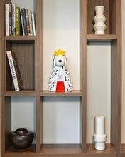 Leblon Delienne Snoopy King with Mini Snoopies on Cape & Woodstock as Crown 17"