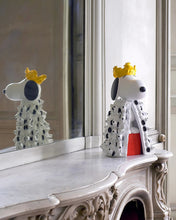 Leblon Delienne Snoopy King with Mini Snoopies on Cape & Woodstock as Crown 17"