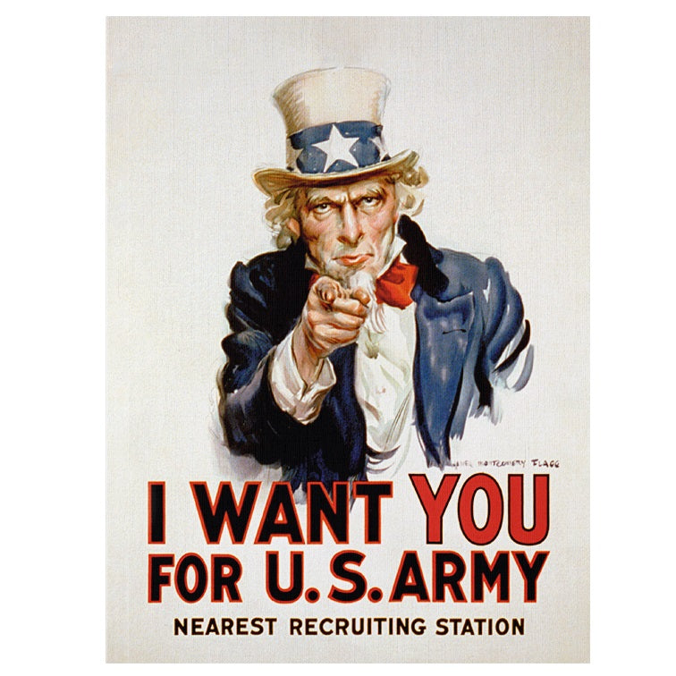 Scetchbook World War I, I Want You