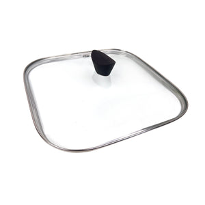 11" Glass Lid, Square Grill Pan