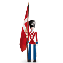 Kay Bojesen Standard-Bearer, Red/Blue/White