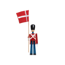 Kay Bojesen Standard-Bearer, Red/Blue/White