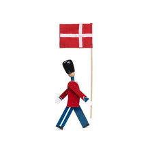 Kay Bojesen Standard-Bearer, Red/Blue/White