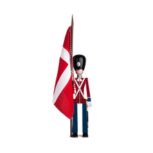 Kay Bojesen Standard-Bearer, Red/Blue/White