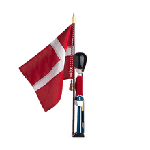 Kay Bojesen Standard-Bearer, Red/Blue/White