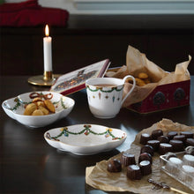 Royal Copenhagen Star Fluted Christmas Chocolate Bowl, Set of 2