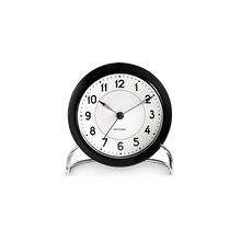 Arne Jacobsen Station Table Clock, White/Black
