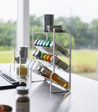 Four-Tier Slim Spice Rack - Steel