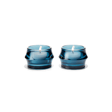 Holmegaard ARC Tealight Holder, Dark Blue, 2.8", 2 Pcs.