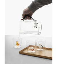 Ichendorf Tabby Cat - Tumbler White with Amber Tail