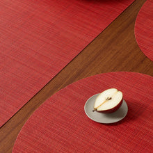 Chilewich Mini Basketweave Collection Scarlet