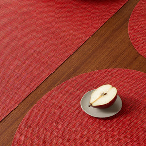 Chilewich Mini Basketweave Collection Scarlet