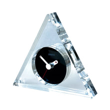 The Original Triangle Acrylic Clock in Clear