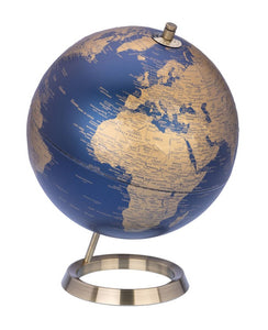 Troika 23.5 Grad 10 Inch Globe on Machined Metal Stand