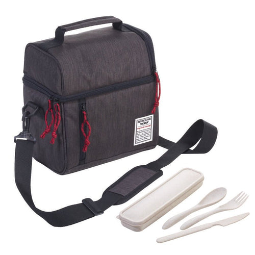 Troika Business Insulated Lunch Cooler with Utensils