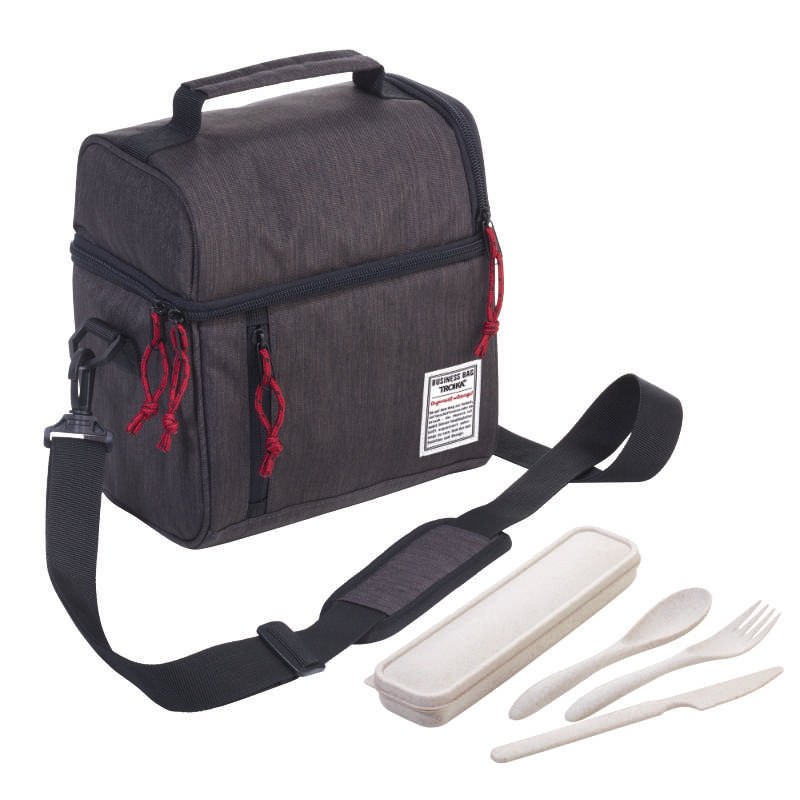 Troika Business Insulated Lunch Cooler with Utensils