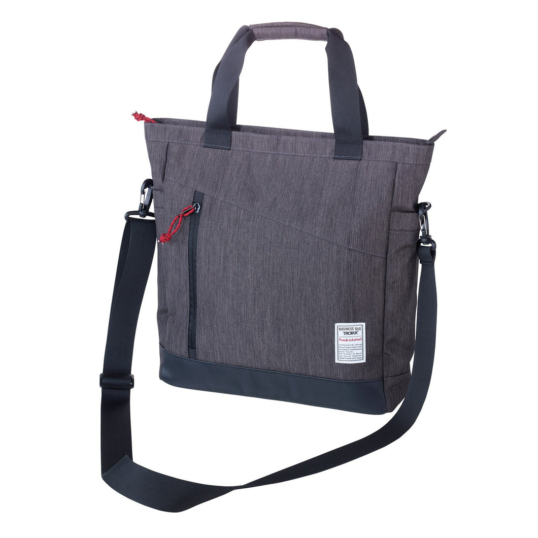 Troika Business Shoulder Bag with Padded Laptop Sleeve