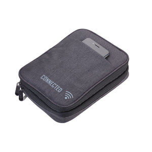 Troika Connected Soft Shell Tech Accessory Organizer Black