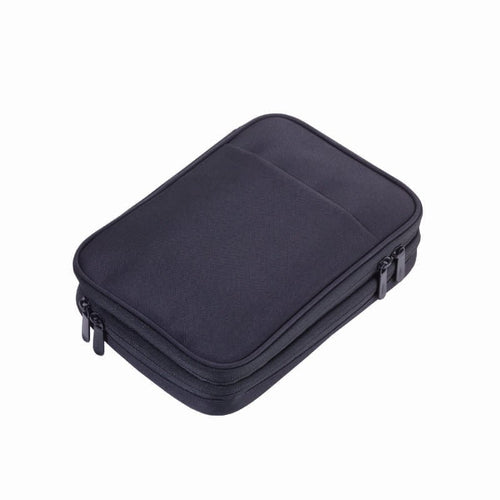 Troika Connected Soft Shell Tech Accessory Organizer Black