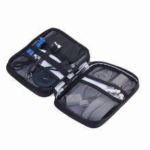 Troika Connected Soft Shell Tech Accessory Organizer Black