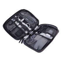 Troika Connected Soft Shell Tech Accessory Organizer Black