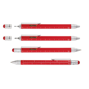 Troika Construction Pen PIP20 Multi-Tool Ballpoint Pen Red