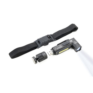 Troika ECO KNICKLICHT, Rechargeable Splash proof LED Light with COB LED Side Light
