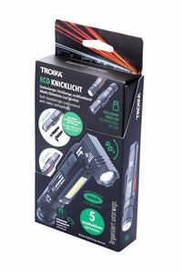 Troika ECO KNICKLICHT, Rechargeable Splash proof LED Light with COB LED Side Light