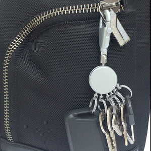 Troika Patent Quick Release Keychain with 6 Exchangeable Rings Mat Chrome