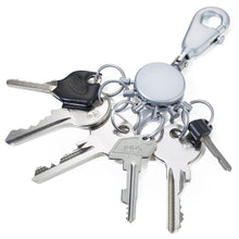 Troika Patent Quick Release Keychain with 6 Exchangeable Rings Mat Chrome
