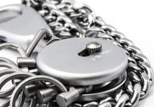 Troika Patent Quick Release Keychain with Security Belt Chain Mat Chrome Finish