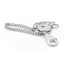 Troika Patent Quick Release Keychain with Security Belt Chain Mat Chrome Finish