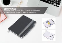 Troika Slimpad A5 Dot Grid Notebook with Construction Basic Pen Black