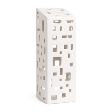 Kähler Urbania Candle Lighthouse High Building, White, H: 8.7"