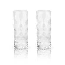 Gem Crystal Highball Glasses Set of 2