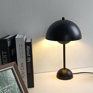 Flowerpot Portable LED Table Lamp Black Matte