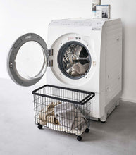 Rolling Wire Basket (14.8" H)  - Steel