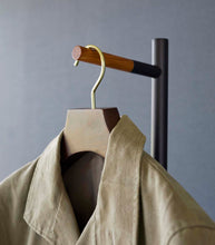Coat Rack (63.98" H)  - Steel + Wood