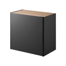 Mobile Hideaway Storage Cart (23" H) - Steel + Wood