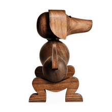 Kay Bojesen Dog, Walnut, H: 4.3"