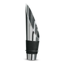 Rosendahl Grand Cru Barware Wine Pourer, Black/Steel, H: 3.1"