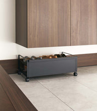 Rolling Shoe Rack (9" H)  - Steel