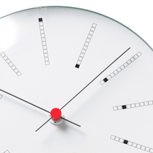 Arne Jacobsen Bankers Wall Clock Medium, White, Ø: 8.3"