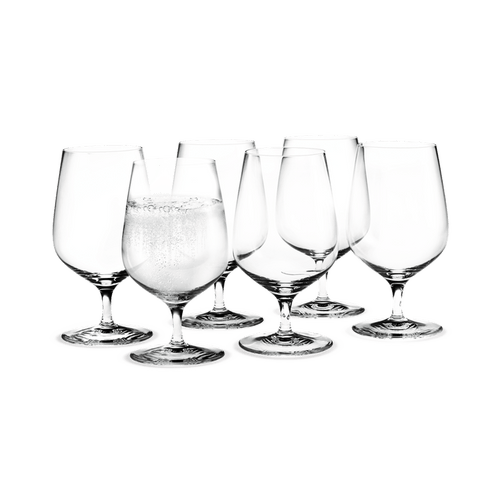 Holmegaard Cabernet Tumbler, Clear, 12.2 Oz, 6 Pcs.